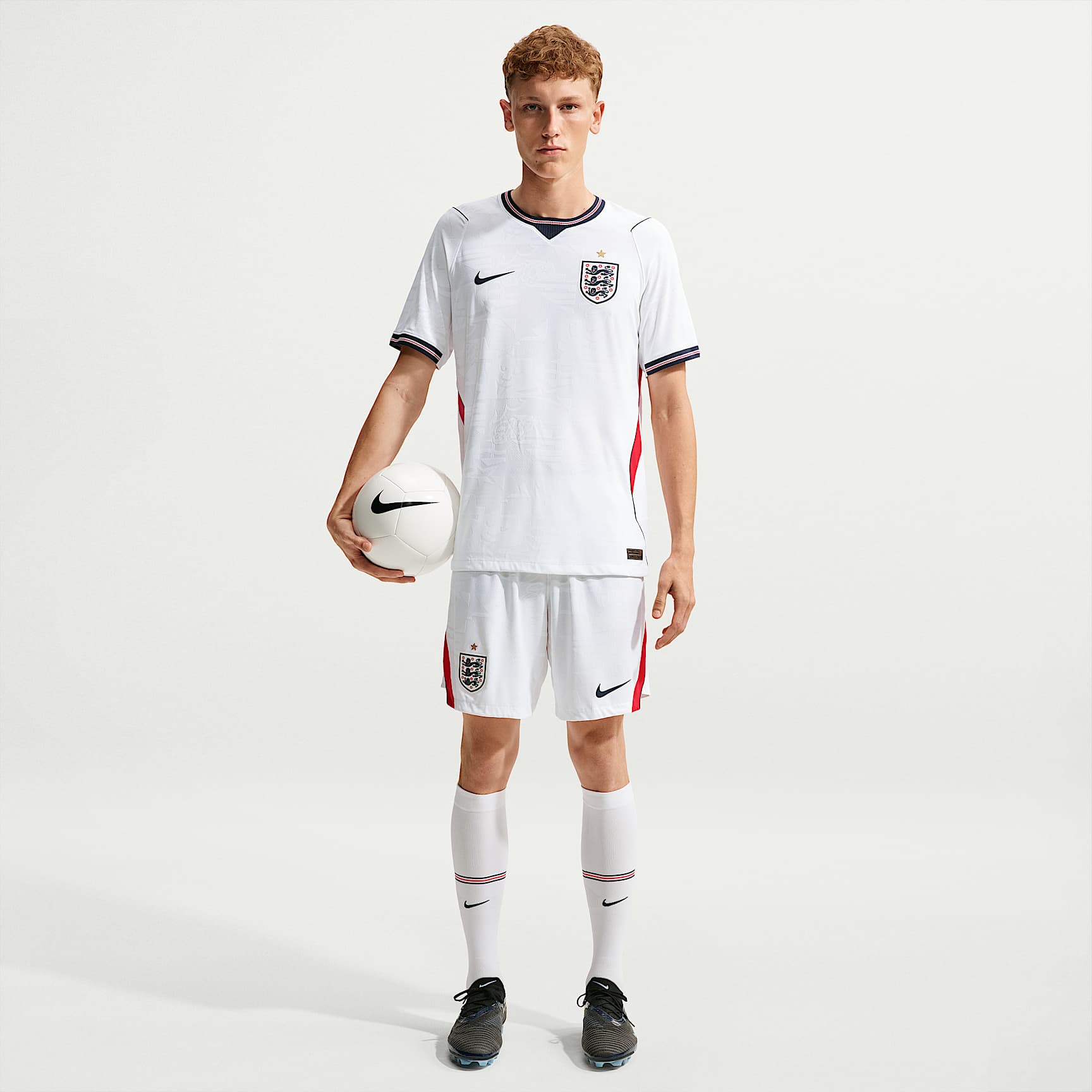 England 2026 Match Home Men's Nike Aero-FIT Soccer Authentic
